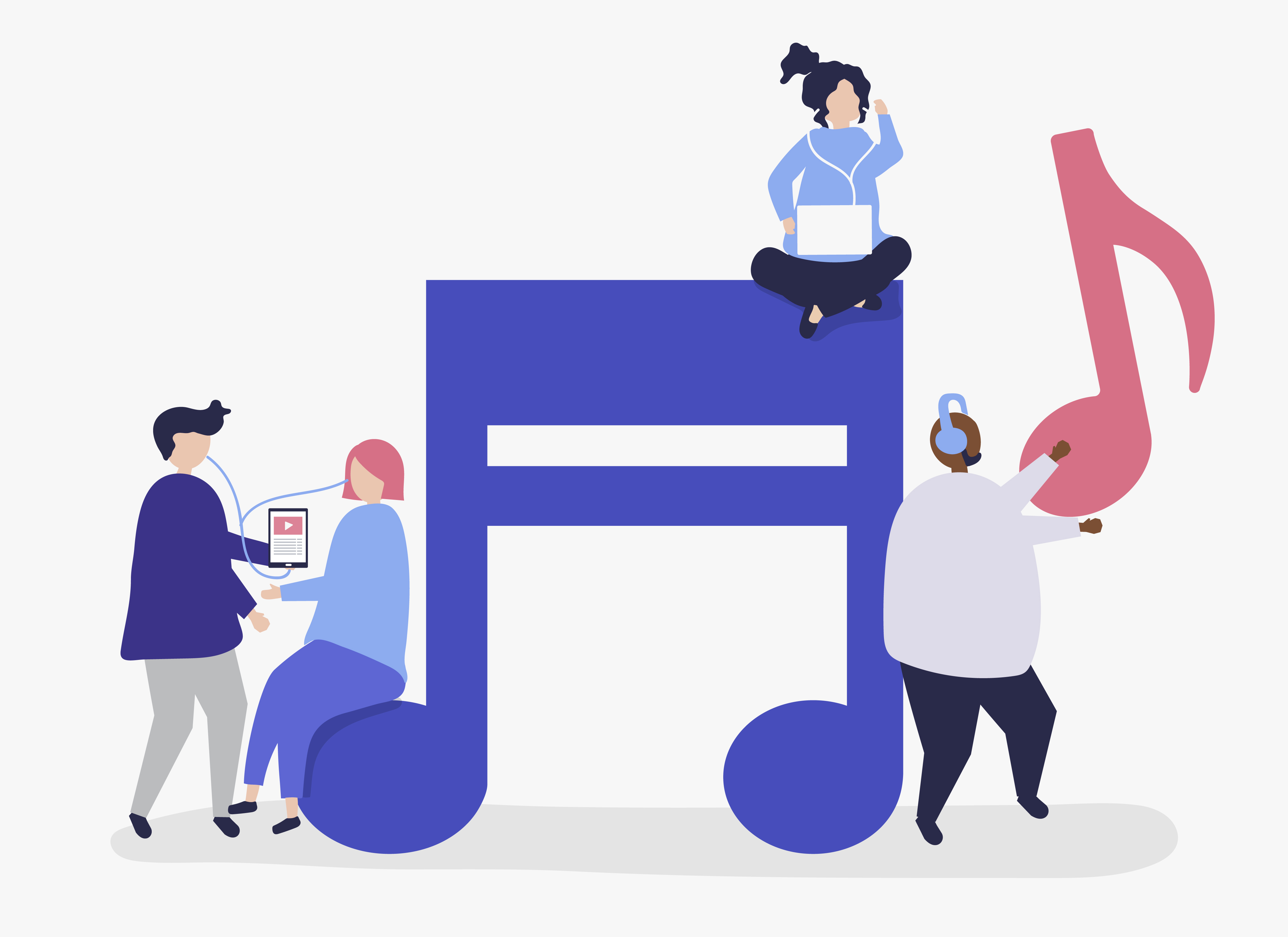 Music collaboration graphic